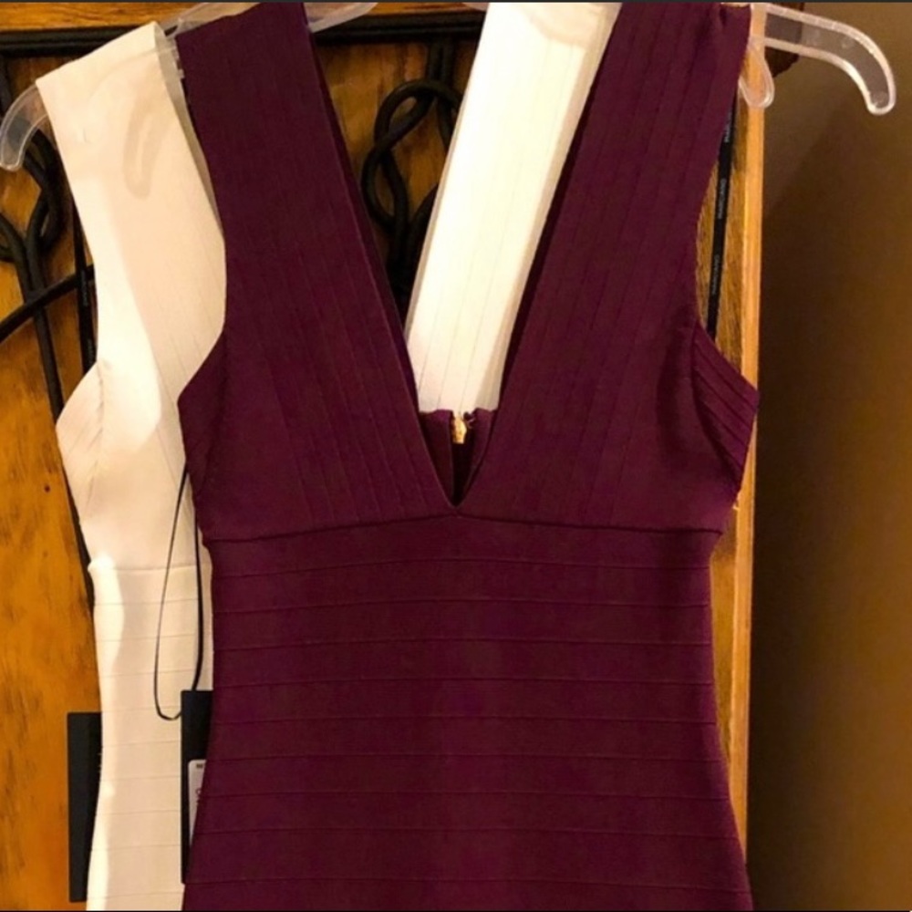 COPY - Marciano Burgundy bandage dress